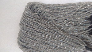 Labradorite perles rondes à facettes en vrac cristaux de pierres précieuses de guérison pour la fabrication de bijoux de bricolage perles de pierre - Product Image 2