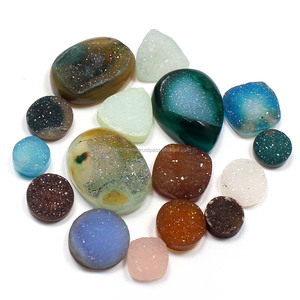 Piedras Preciosas Sueltas de Ágata de Azúcar Fina Multicolores en Todas las Formas para la Fabricación de Joyas - Product Image 3