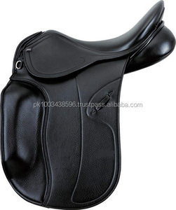 ชุดเดรสภาษาอังกฤษสีดำ/น้ำตาลทนทานไร้โครง GP กระเป๋าหนังสำหรับม้า - Product Image 3