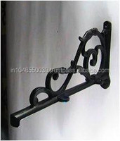 Petits supports muraux de style victorien en fonte noire, vintage et traditionnels, 4'x7'', prix le plus bas, directement du fabricant