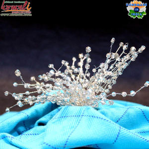 Anneaux de serviettes en or avec perles, goujons en métal, pour mariages, bon marché - Product Image 2