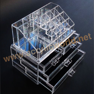 Estante personalizado para maquillaje, soporte de acrílico transparente para exhibición de cosméticos - Product Image 3