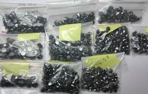 Moissanite noire jais ronde de 1 carat à 10 carats pour la fabrication de bijoux Moissanite fantaisie directement du fabricant - Product Image 3