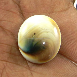 Piedra Preciosa de Jaspe Natural de Alta Calidad, 5.45 g, Ojo de Shiva, Corte Ovalado de 21x25 mm, Cabujón para Joyería - Product Image 3