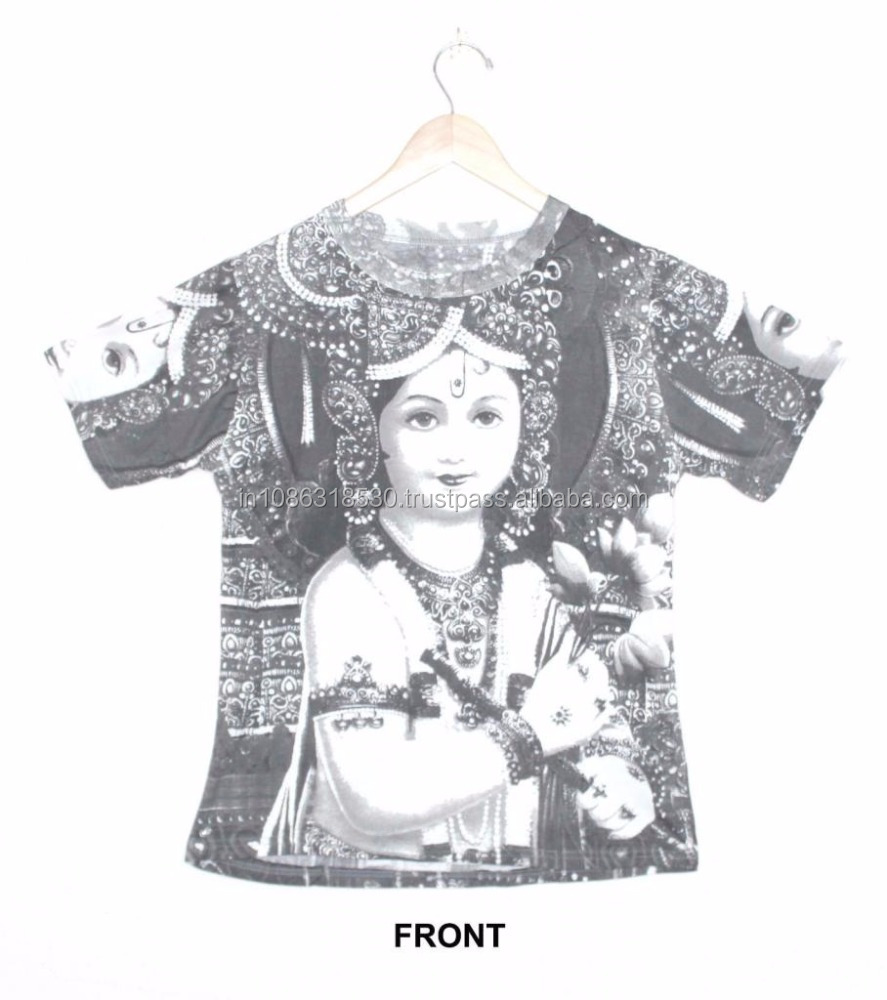 Унисекс, индуийский Бог, Deity, лорд, заяц, Кришна, Вишну, Говинда, Гопала, футболка, рубашка, индийский хиппи, Джей-арт, футболка, M / L / Xl