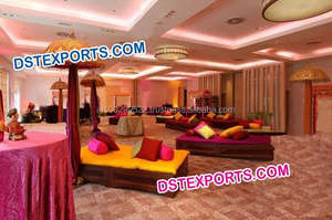 Wedding Mehandi <b>Stage</b> Decoration <b>Props</b>, Wedding Umbrella Mehandi <b>Stage</b> Decoration, Rajasthani Wedding Mini Umbrella Decors - Product Image 2