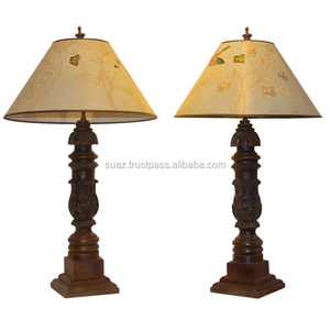 Đèn Bàn Bằng Gỗ Rắn Bảng Đèn, Gỗ Nhỏ <span class=keywords><strong>Fancy</strong></span> Reading Đèn Gỗ Chạm Khắc Đèn, Handmade Bảng Đèn - Product Image 3