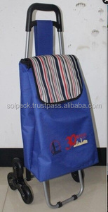 Chariot de courses pliable 2 roues, sac pour courses - Product Image 2