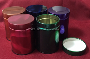 Lata de té de metal negro impresa personalizada a precios razonables - Product Image 5