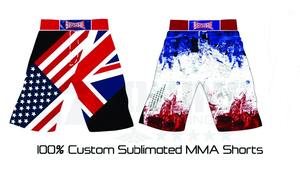 DISEÑOS PERSONALIZADOS DE PANTALONES CORTOS DE MMA CON SUBLIMACIÓN - Product Image 2