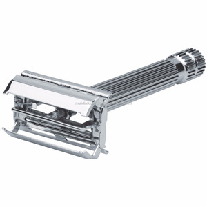 มีดโกนเพรสทีจสำหรับผู้ชายสีดำ1528ใบมีดแฝดมีดโกนปลอดภัยขอบคู่แปรงโกนหนวดดูแลความงามส่งตรงจากโรงงาน - Product Image 3