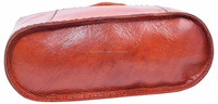 Sac fourre-tout vintage en cuir véritable fait main pour femme – Sac à main de luxe tendance, artisanal et cousu main – Idéal été-automne, portable et ouvert