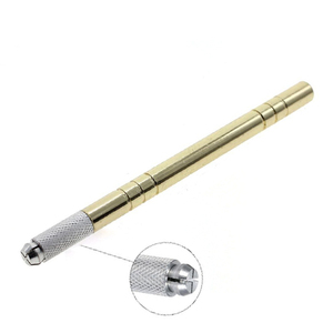 ปืนสักแบบใช้แล้วทิ้งทำจากสแตนเลสแบบแมนนวลสำหรับการแต่งหน้าถาวรปืนสักแบบไมโครเบลดและคิ้ว - Product Image 2