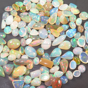 Prix de l'opale éthiopienne, pierres précieuses en vrac, cabochon ovale, poire, rond, taille et forme personnalisées - Product Image 3