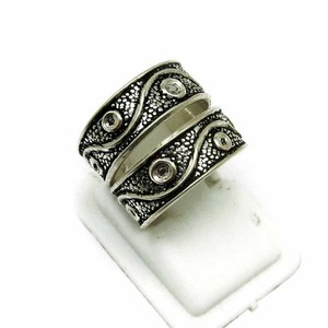 Shri Ashapura Jewels Adjustable Size Oxidized Plain <b>Silver</b> 925 Sterling <b>Silver</b> <b>Toe</b> <b>Rings</b> Fine BOHEMIA Lovers Unisex - Product Image 2
