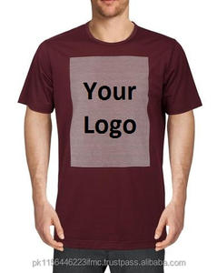 Camisetas de hombre impresas personalizadas de calidad superior al por mayor serigrafía de cuello para todas las estaciones 100% algodón manga corta - Product Image 1