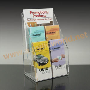 Porte-brochures en acrylique transparent personnalisé - Product Image 5