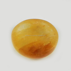 Piedra preciosa Natural de Aventurina, cabuchón redondo de 16mm, 2,90 gms, color amarillo - Product Image 3