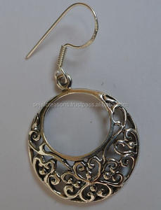 Wholesale Designer Sterling Silver <b>Earrings</b> <b>Cheap</b> Silver Jewelry From India - Product Image 1