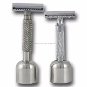 ขาตั้งมีดโกนโลหะสำหรับผู้ชาย,ที่โกนหนวดเพื่อความปลอดภัย - Product Image 1