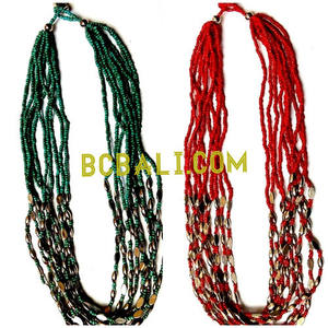 Colliers en perles fait à la main avec pierres, plusieurs brins, accessoires de mode, nouveauté - Product Image 2