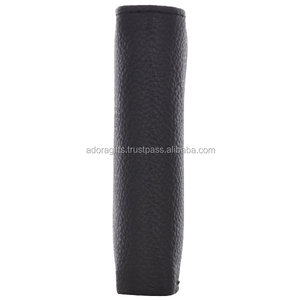 La mejor billetera de cuero genuino para hombre, cierre abierto, forro de poliéster de longitud corta, impermeable - Product Image 3