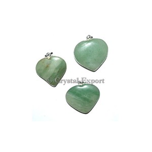จี้หัวใจสีเขียว Aventurine: จี้รักษาออนไลน์จากคริสตัลส่งออก - Product Image 1