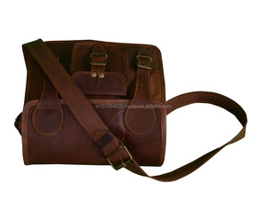 Bolsos de mensajero de cuero genuino personalizados para hombres y mujeres, maletín para portátil para oficina, universidad, correa de hombro ajustable, bolsos - Product Image 4