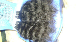 Extensiones de cabello humano ondulado Remy virgen indio natural cabello crudo alineado con cutícula DE LA India trama única permanente listo - Product Image 6