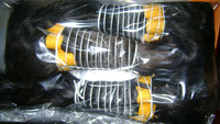 Rambut Manusia India 100% Alami Remy Virgin Tanpa Proses, 100g, Model Gelombang Dalam Super Wave