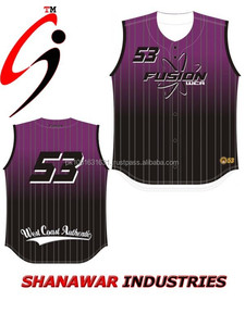 Maillot de baseball personnalisé pour homme, grande taille, tenue décontractée, prix abordable, vêtements de sport imprimés par transfert thermique, respirant et à séchage rapide - Product Image 4