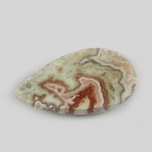 Qualité Fou Agate De Dentelle 4.35 gms Poire 18x29mm de pierres précieuses pour bijoux IG0654 - Product Image 2
