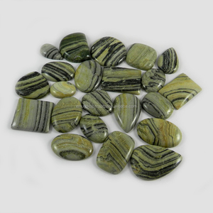 100 gms de la onda Natural jasper 22 pcs forma libre cabujón piedras preciosas para joyería de diseñador IG0152 - Product Image 5