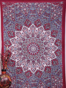 พรมผนังฮิปปี้แมนดาลา,พรมแขวนผนังชาติพันธุ์แบบแขวนสำหรับตกแต่งบ้าน - Product Image 4