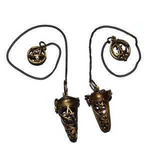 Om และ Pentacle ทองเหลืองกรงลูกตุ้ม: ซื้อขายส่งทองเหลือง/โลหะลูกตุ้ม - Product Image 1