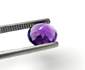 พลอยอเมทิสต์ที่น่าสนใจอัญมณีทรงหลวม10มม. พลอยอเมทิสต์ทรงกลมที่มีค่าพลอยเจียระไนแบบลึก - Product Image 4