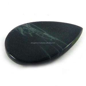 อัญมณีลูกแพร์ Cabochon 20X30มม. สำหรับเครื่องประดับ4.25 Gms ธรรมชาติ Vivianite Jasper - Product Image 2
