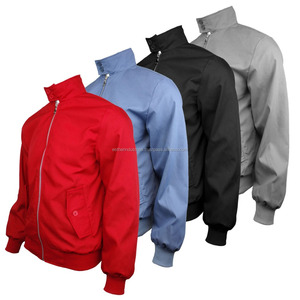 <strong>Classic</strong> Harrington Mod Coat Indie Vintage Scooter Jacket <strong>Union</strong> <strong>Jack</strong> Lining Harrington Stylish High Neck Collar Jacket - Product Image 1