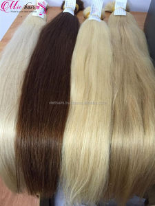 Vietnamese Remy Human <b>Hair</b> Silky Straight Wave Machine Double Weft <b>Hair</b> Extension Wholesale <b>Blonde</b> <b>Braiding</b> <b>Hair</b> - Product Image 4