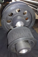 Engimech OEM Poulies de distribution industrielles robustes personnalisables, traitement de surface anodisé dur, moulage en aluminium LM25, garantie 1 an