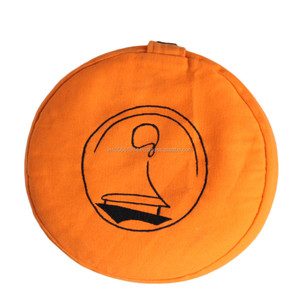 Indian Manufacturer's Classic Meditation Zafu Cushion Buckwheat or Cotton Filled Yoga <b>Bolsters</b> & Cushions - Product Image 4