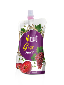 Suikerriet Vruchtensap Drinken 200Ml In Zak, Verfrissende Drank, Handige Verpakking Voor Export