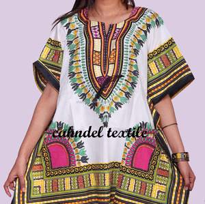 Mujeres African Tradition Dashiki Print Sun Dress Kaftan Maxi BEACH DASHIKI VESTIDO BLUSA AFRICANA MAXI CAFTAN VINTAGE BOHO PRINT - Product Image 2