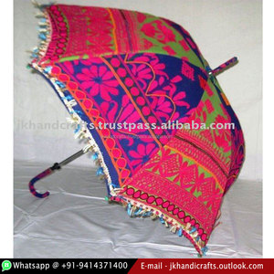 Parapluie d'extérieur décoratif ethnique indien en gros - Product Image 1