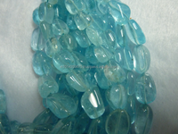 Perles de topaze bleu ciel naturelles, certifiées par une tierce partie, pour la fabrication de bijoux, fabriquées en Inde, Coszcalt Exports RT00101