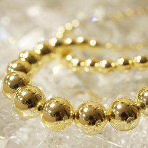 Cuentas de metal de calidad confiable Cuentas sueltas metálicas de oro populares con patrones redondos para uso en joyería - Product Image 3