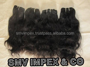 100% cheveux humains bruts non transformés. produit de qualité meilleure vente tissage de cheveux processus naturel indien vierge - Product Image 2