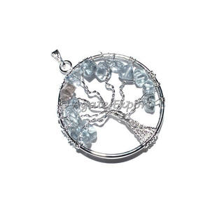 Pendentif arbre de vie à ioli, 1 pièce, pendentif en forme d'arbre, Agate exportation - Product Image 1