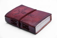 Carnet de croquis DRAGON en cuir gaufré fait main avec papier à dessin – Cadeau pour journal intime personnel