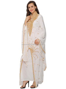 Abaya, Caftan marocain, Robe caftan marocaine, Robe caftan arabe, Robe marocaine traditionnelle, Fait main, Bonheur - Product Image 3